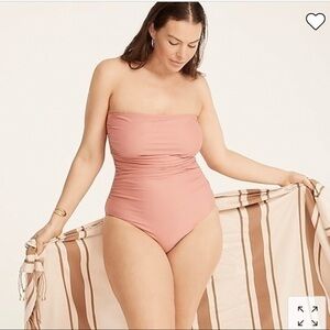 - 🆕 J. Crew Ruched bandeau one-piece size 24/3xl